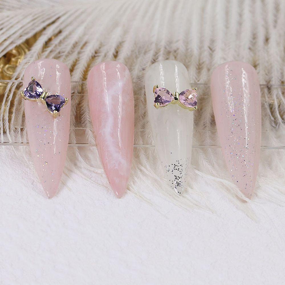 Mxbeauty Ikatan Simpul Bor Kuku Gaya Jepang Mewah Indah Flash DIY Nail Art Dekorasi