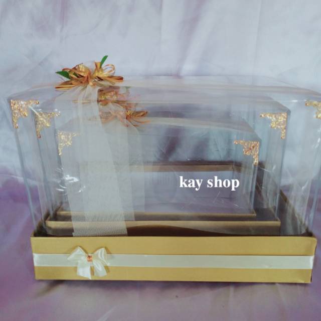 Hantaran/seserahan mika tinggi 25cm