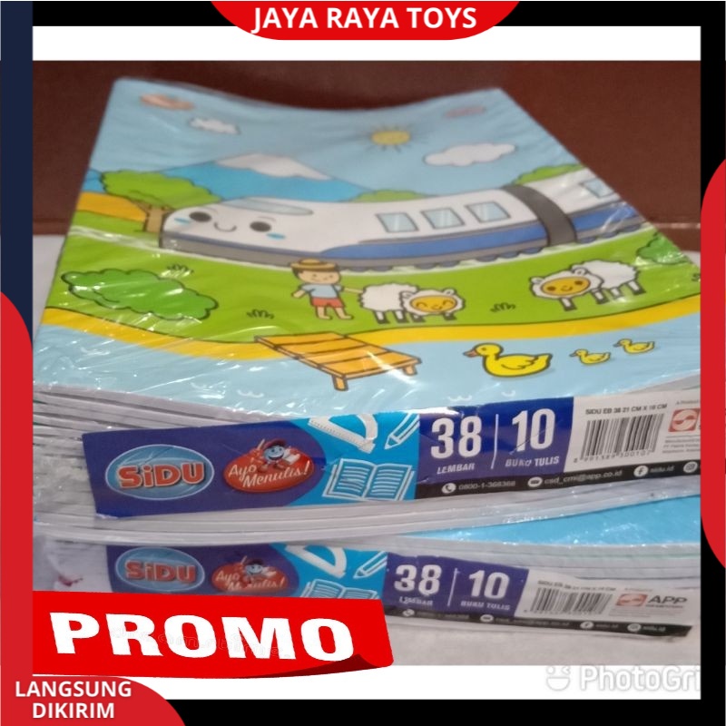 Buku tulis 38 lembar SIDU 1pcs / ukuran standard  / buku sekolah / 38lembar Bisa Cod