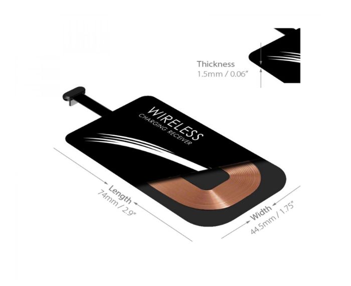 Qi Wireless Charging Receiver USB Type-C Xiaomi Samsung