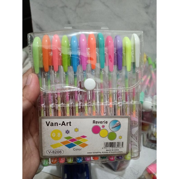 

((dian)) pulpen rainbow isi 12 pcs kode buah pulpen pelangi