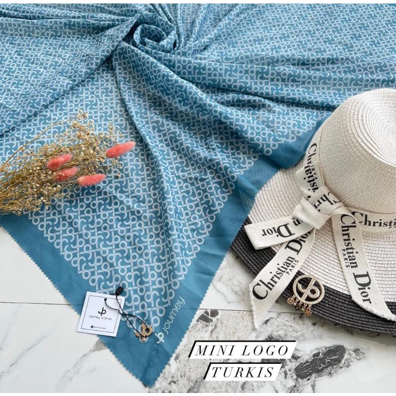 Hijab journey scarves premium mini logo series turkish