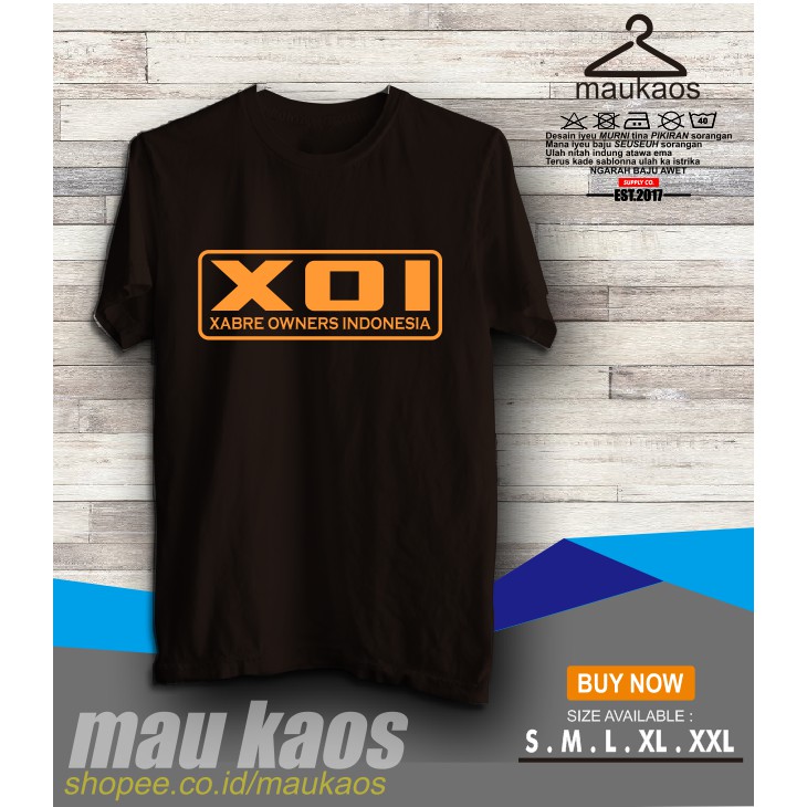 dESTROKU Kaos Motor Xabre Owner Indonesia XOI Kaos Otomotif