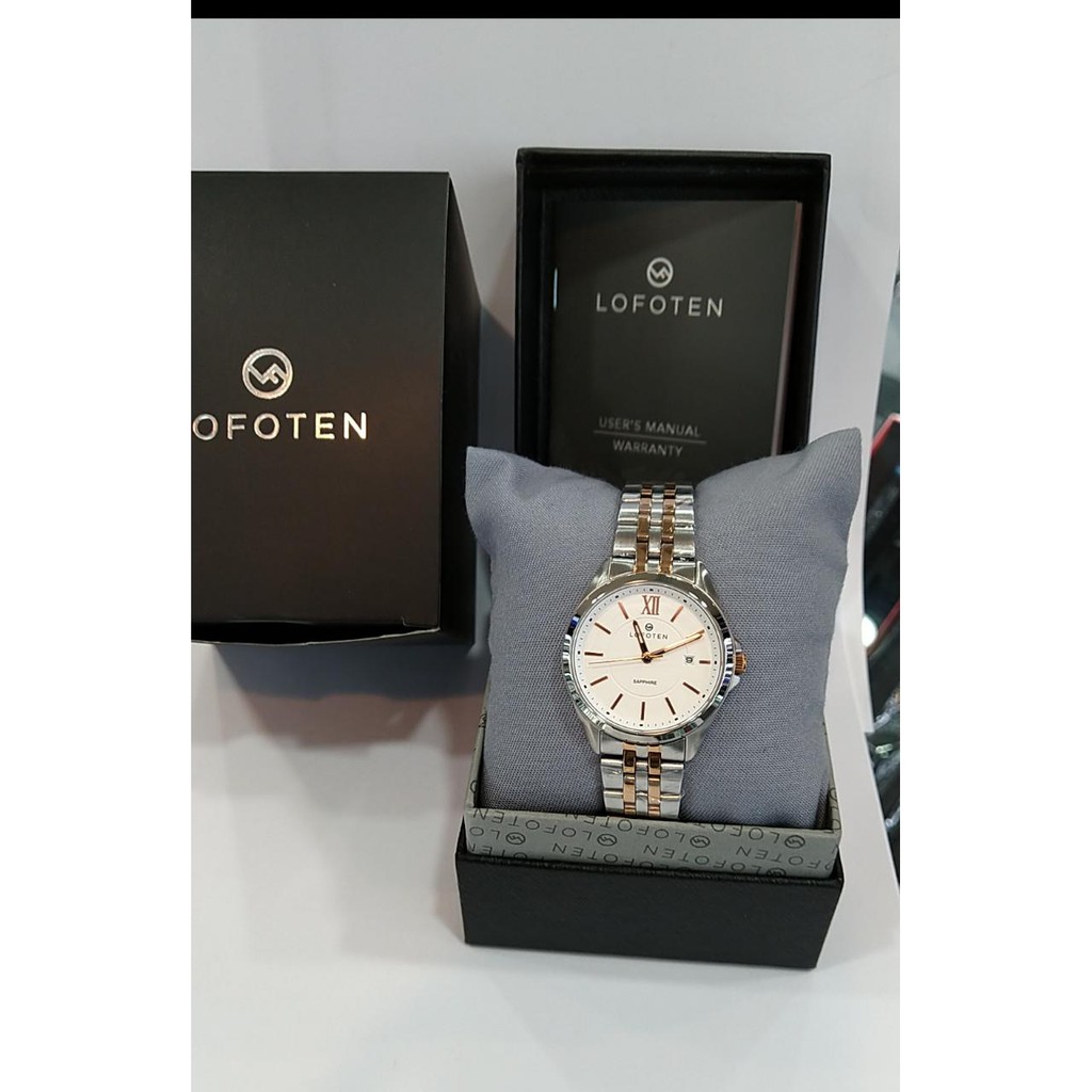 New JAM TANGAN WANITA ORIGINAL LOFOTEN TERLARIS LOFOTEN 8102 LADIES COMBINASI