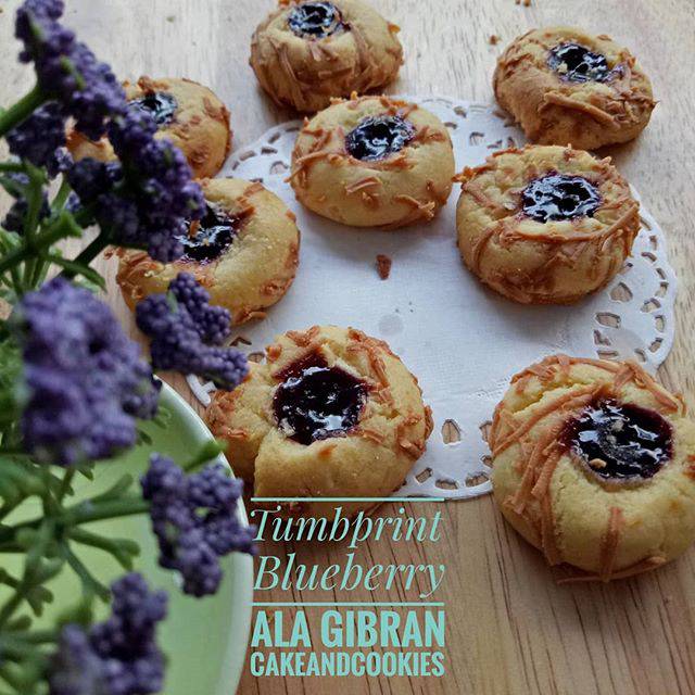 

Thumbprint Blueberry Cookies