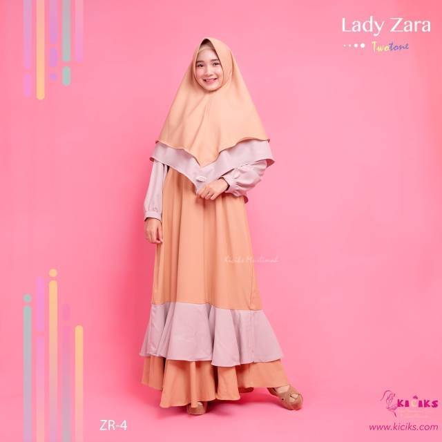 LADY ZARA TWO TONE by kiciks muslimah