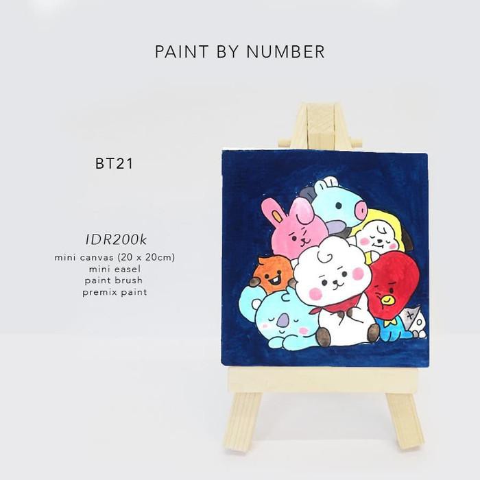 

Art / Bt21 / Bts / Diy Craft / Art Set / Bts Set / Paint By Number