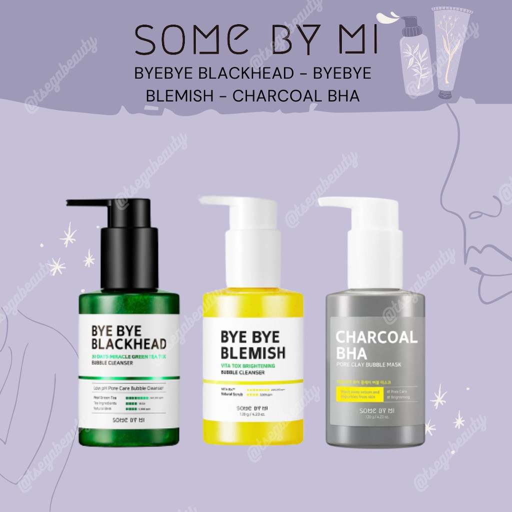 Some by Mi Bye bye Blackhead,  Bye bye Blemish,  BHA Charcoal