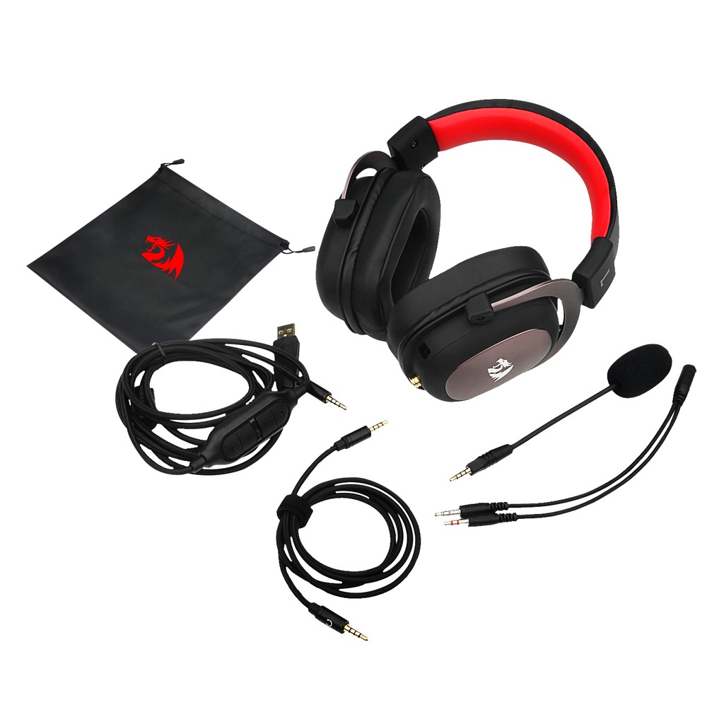 Headset Gaming Redragon Wired USB 7.1 detachable microphone ZEUS 2 H510 multi-platform - Headphone