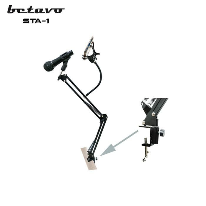 Microphone Stand Lazy Bracket Phone Stand betavo STA-1