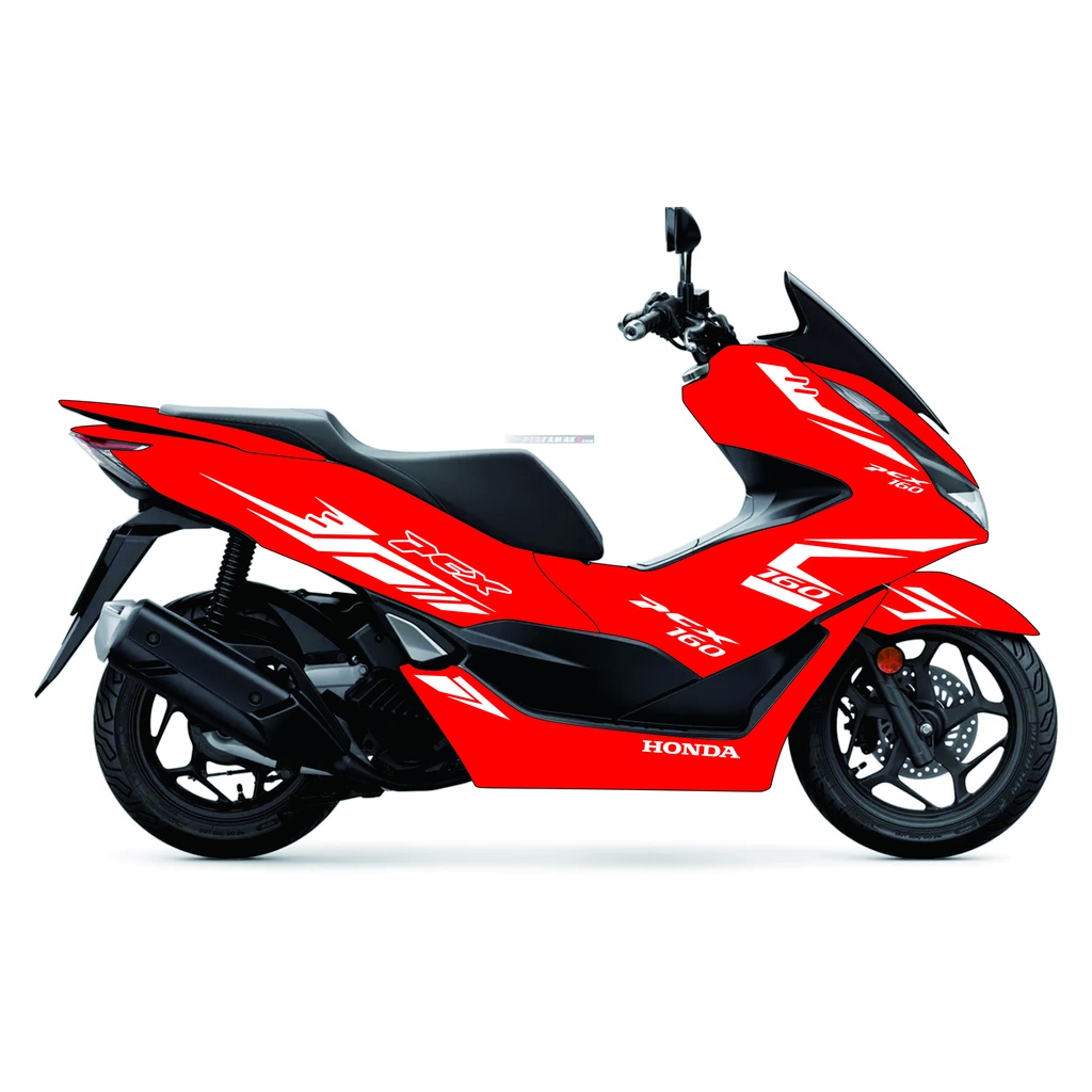 stiker lis PCX Merah 160 1 Warna murah