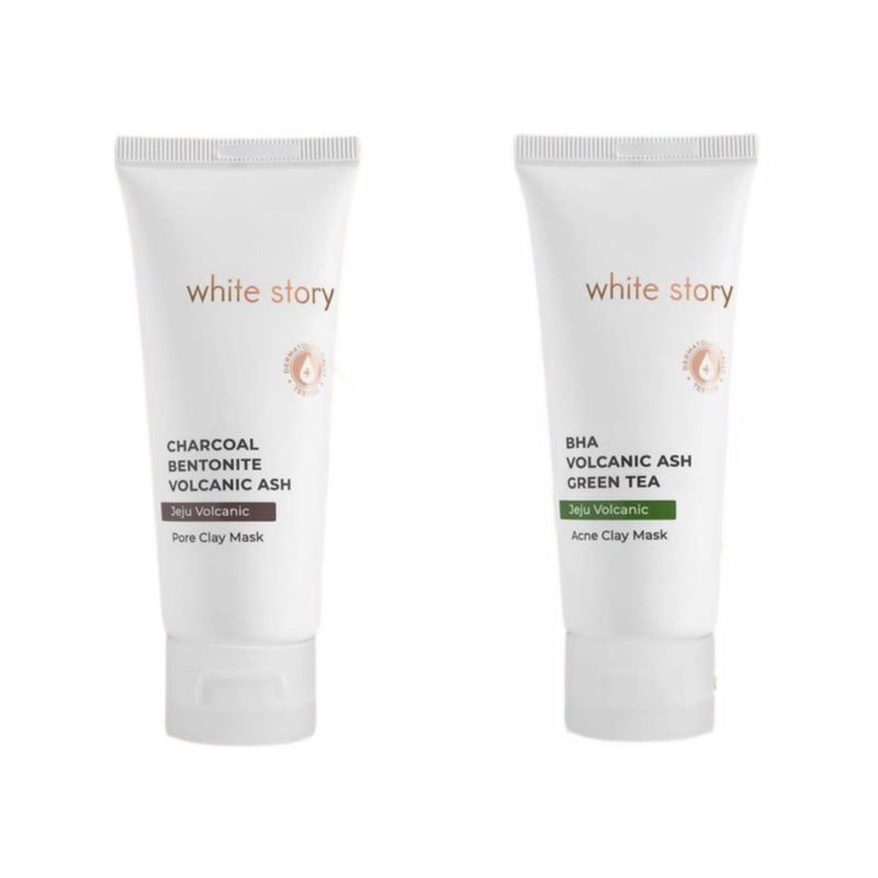 WHITE STORY Acne &amp; Pore Clay Mask 60g