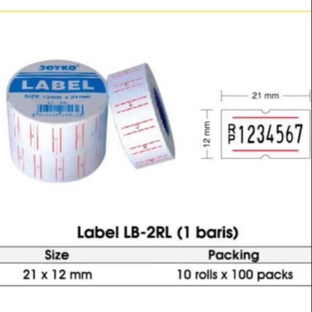 

Kertas Lebel Roll JOYCO 1Baris 1Line / Kertas Lebel Harga Berkualitas