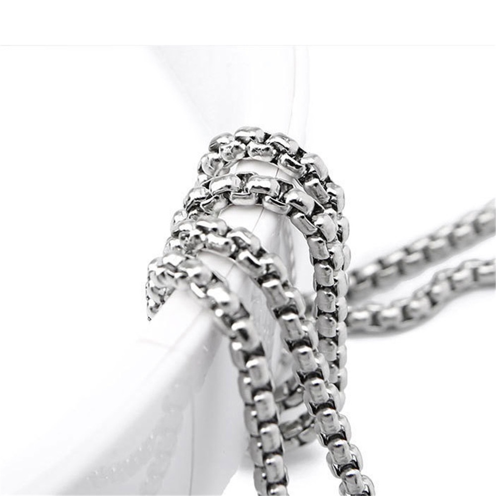 【COD Tangding】Kalung Rantai Liontin Dinosaurus Kecil Bahan Titanium Steel Gaya Hip Hop Untuk Aksesoris Pasangan