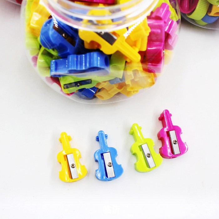 

RAUTAN PENSIL MINI SHAPE 1 BOX 40 PCS SERUTAN PENSIL SHARPENER RAUTAN