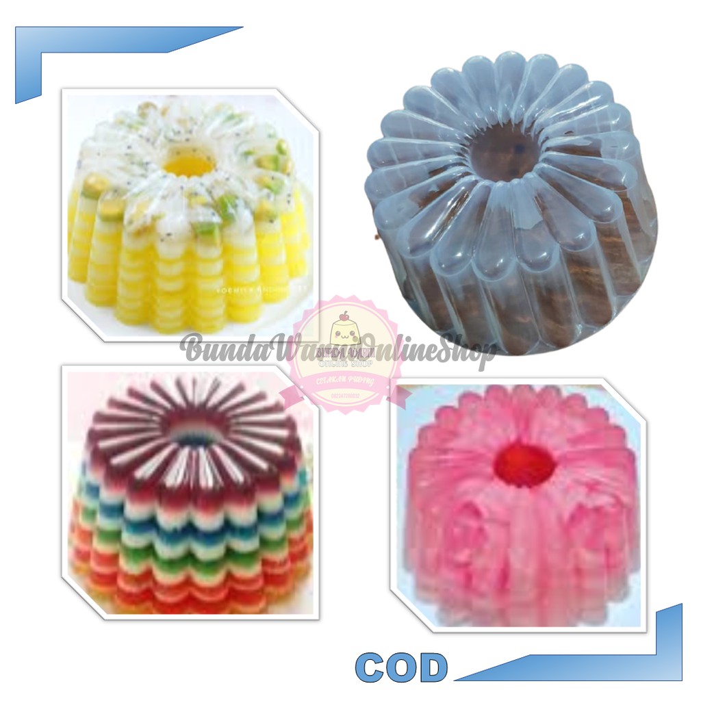 Cetakan Puding Plastik Karakter Unik / Loyang Puding / Cetakan Agar Agar
