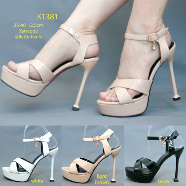 X Strappy heels 12.5 cm shoes