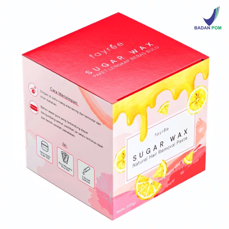 Yura x Fayree Sugar Wax / Paket Lengkap Cold Waxing / Pencabut Bulu