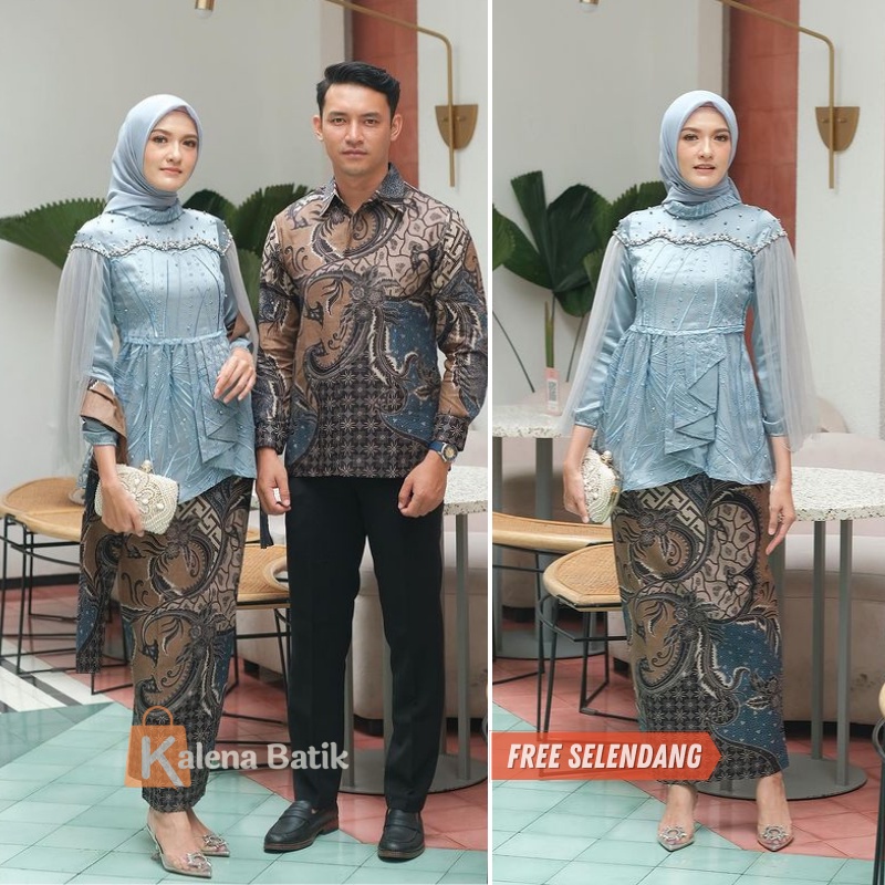 Kebaya Couple Modern Kebaya Wisuda Lamaran Baju Tunangan Batik Brukat Terbaru Baju Couple Kondangan Terbaru 2022