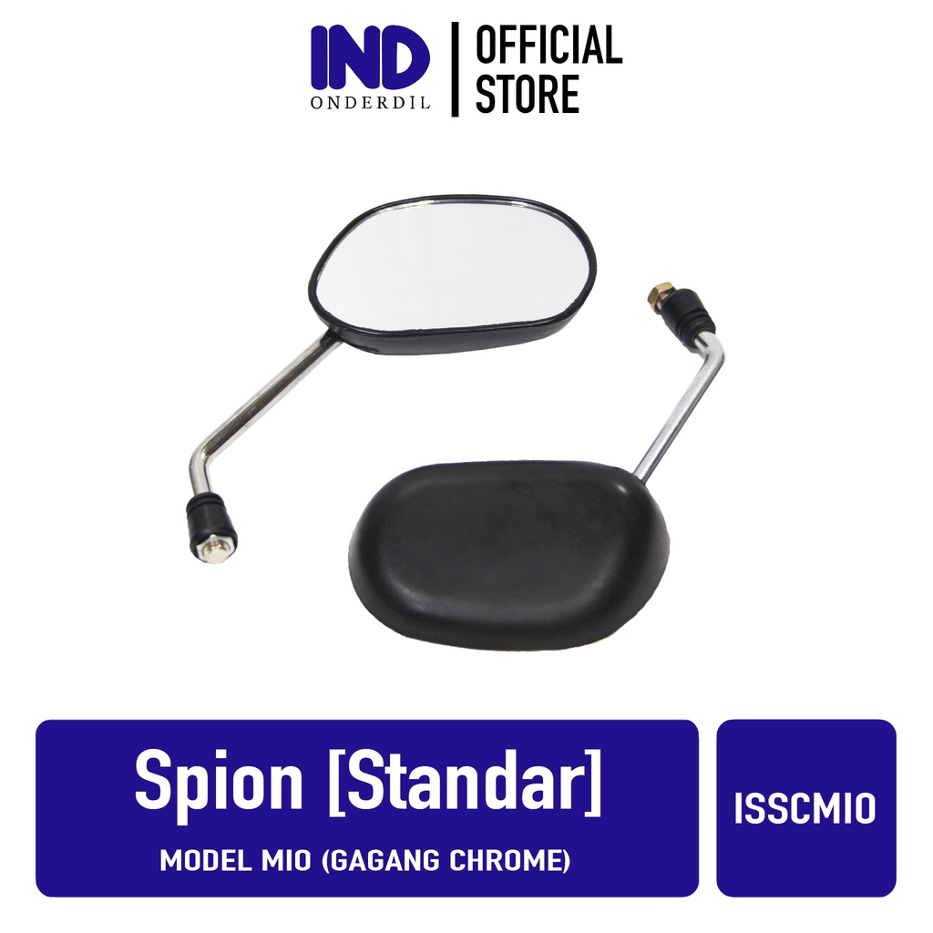 Spion-Kaca Kiri-Kanan Standar Chrome Set Mio J/Soul GT/X-Ride/Fino-FI