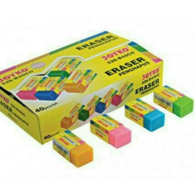 

Penghapus Pensil B40CO Joyko Harga Per Pcs