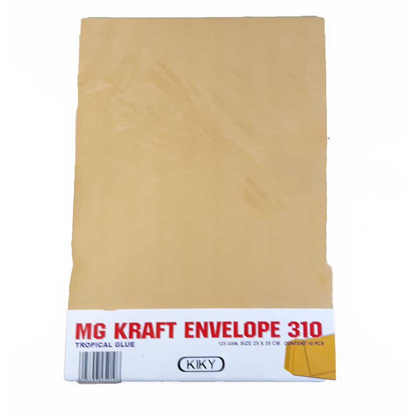 

Amplop Coklat Kiky Type 310 Folio 125 gsm isi 10