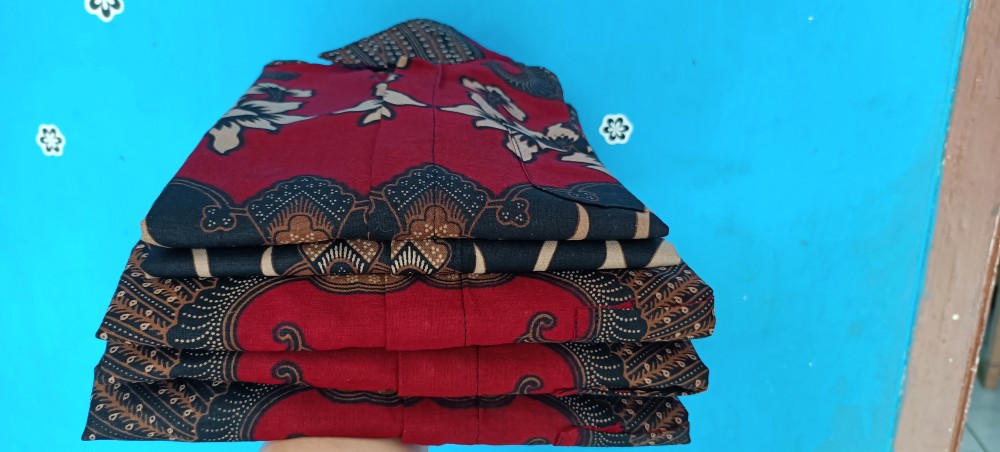 Kemeja Batik Anak Langit Smlxl Baju Batik Anak Laki-laki Lengan Panjang Bisa Buat Sekolah Hari Batik