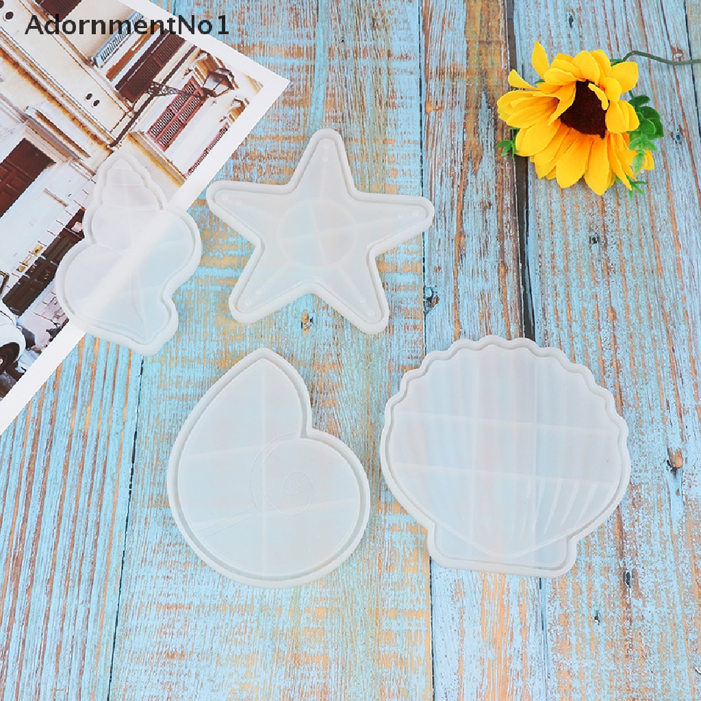 [AdornmentNo1] Shell Conch Tray Epoxy Resin Mold Serving Board Plate Silicone Mould DIY Crafts [new]