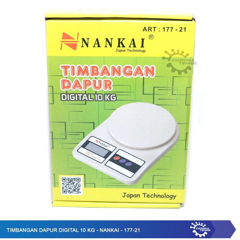 Timbangan Dapur Digital 10 Kg - Nankai - 177-21