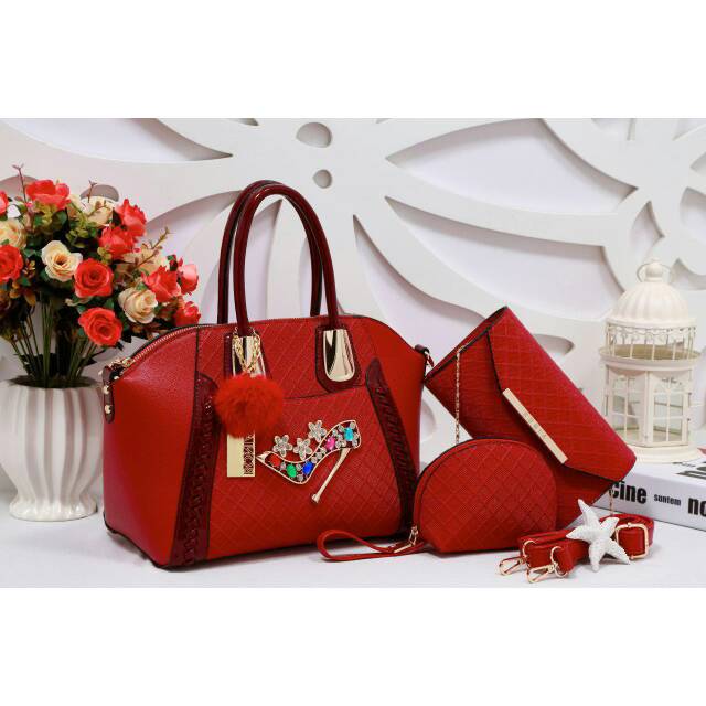 Tas Batam Bonia Delmora Sepatu 3in1