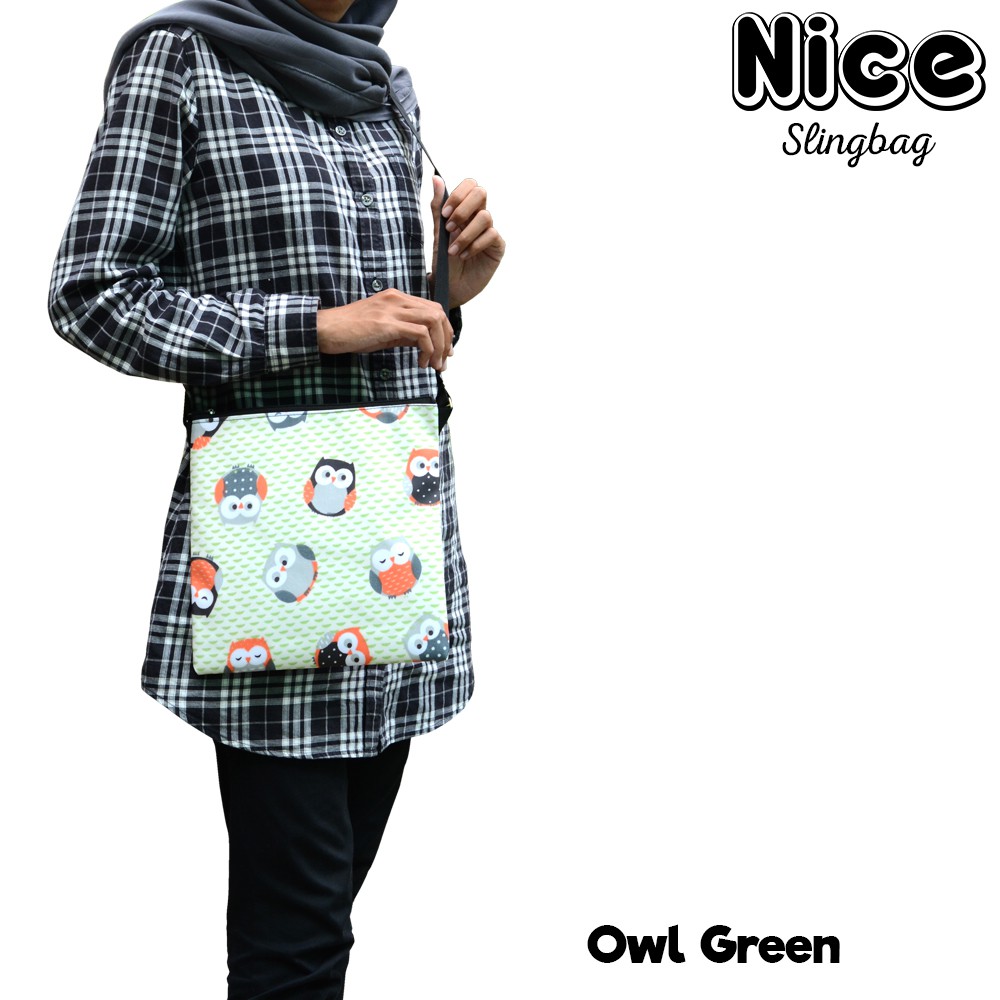 Nice Baby Sling Bag Medium Tas Selempang Praktis untuk Jalan-Jalan