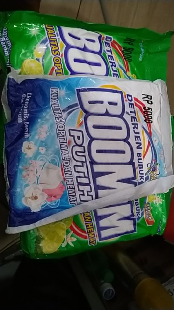 Detergen Boom Bubuk 1kg Muat 3pcs