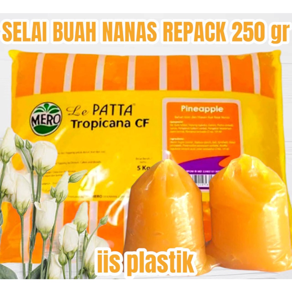 Selai Strawberry Blueberry Nanas pineapple Lepatta Mero CF Olesan Isian Roti Stroberi repack 250