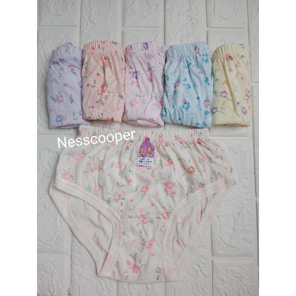 CELANA DALAM BUNGA M L XL BAHAN KATUN KUALITAS SUPER (CD Bunga 1 Pcs)