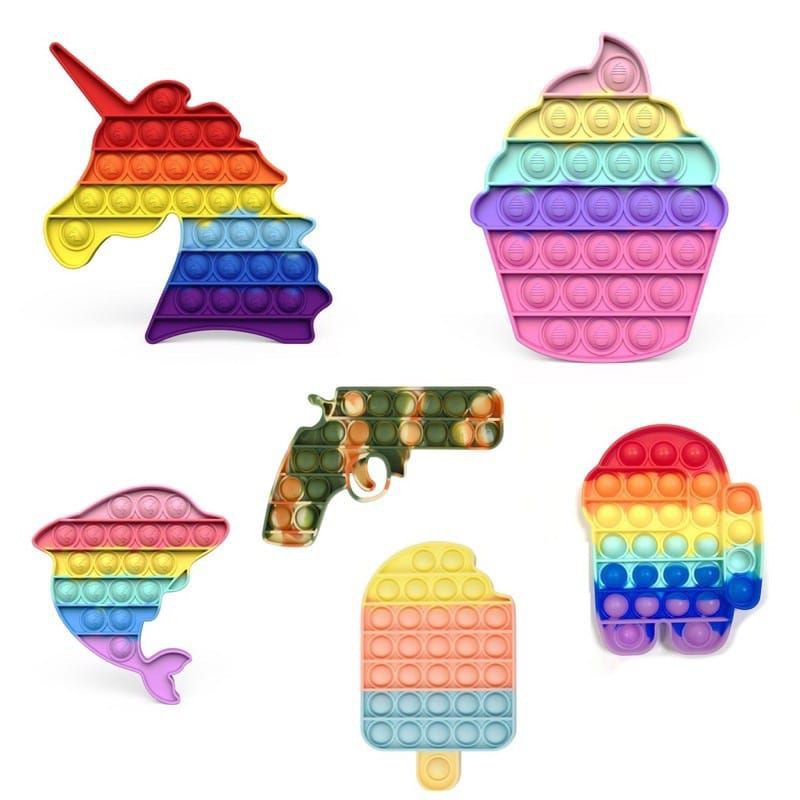 DALINGSHOP Pop it Fidget Mainan Go Bang fox Mind Mainan Anti Stress  Pop Pop itko-2