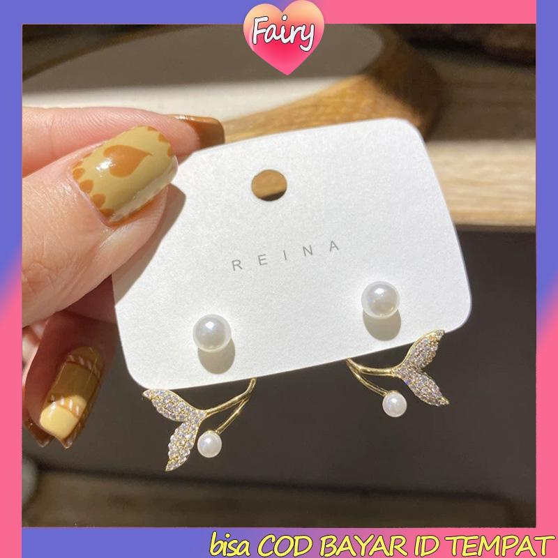 COD✨2022 Baru Anting 925 Perak Korea Anting Wanita Berlian Anting Tusuk Aksesoris Fashion Murah Earrings Jewelry Fashion Untuk Wanita  F