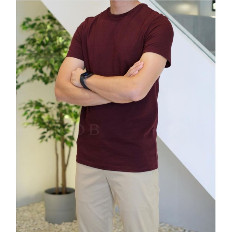 Kaos Polo Basic Goodfellow Maroon