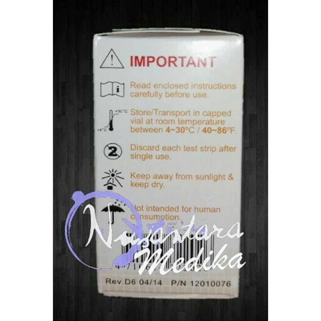 Refill Strip Urid Acid Nesco Original isi 25 / Strip Asam Urat Nesco 25 Tes