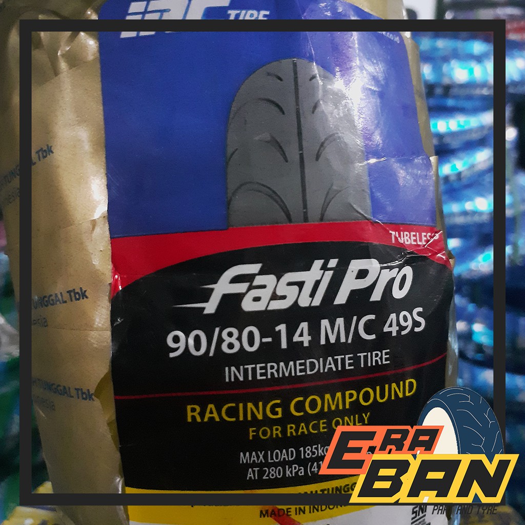 BAN LUAR IRC FASTI PRO 90 80 RING 14 TUBELESS SOFT