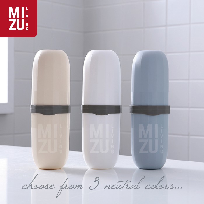 CHAMBER of Toothbrush Standing Travel Barrel Cup Tabung Tempat Sikat Gigi Odol Portable-4