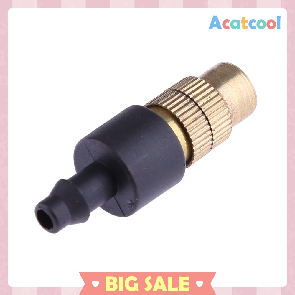 10pcs 4/7PVC Brass Sprinkler Head Garden Tool Spray Misting Nozzle