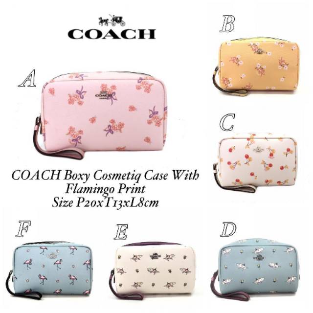 coach makeup pouch