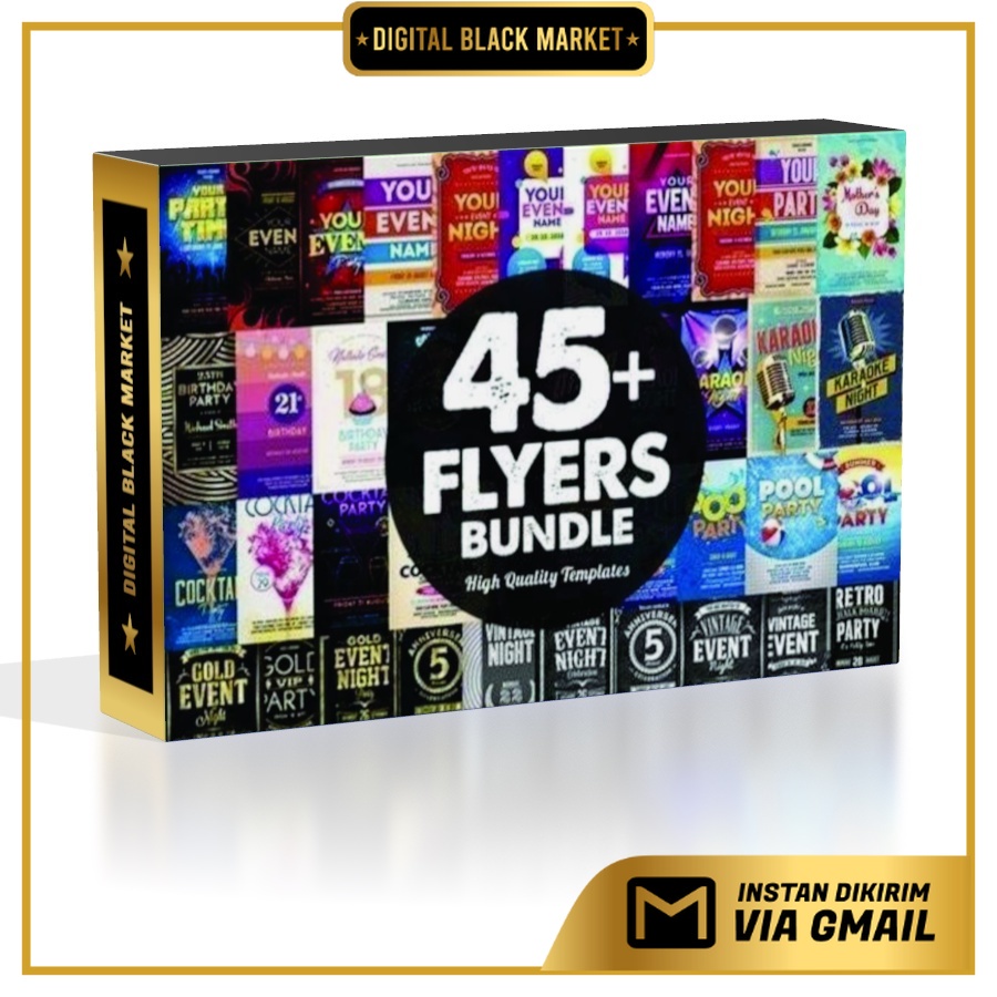 45 Flyers Bundle - Photoshop &amp; Illustrator