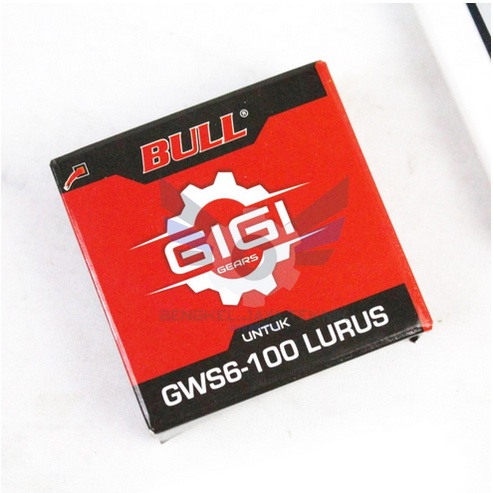 BULL Gear Grenda GWS 6100 TEGAK / Gear Gerinda Lurus GWS 6-100 / Gir Grenda GWS 6100