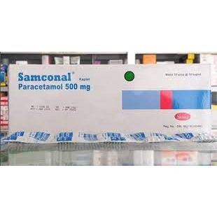 

banda aceh Samconal paracetamol tablet per strip / obat demam dan sakit gigi / anti nyeri