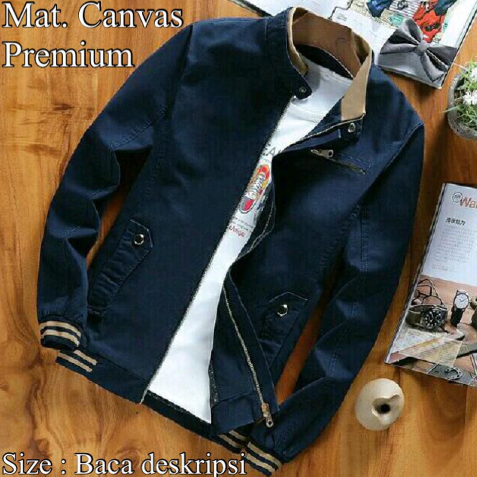 JAKET CEWEK Jaket Pria Wanita Canvas Casual Denim Motor Adidas premium
