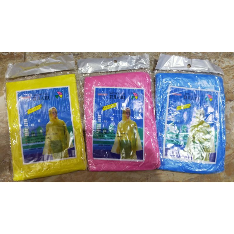 mantel hujan plastik