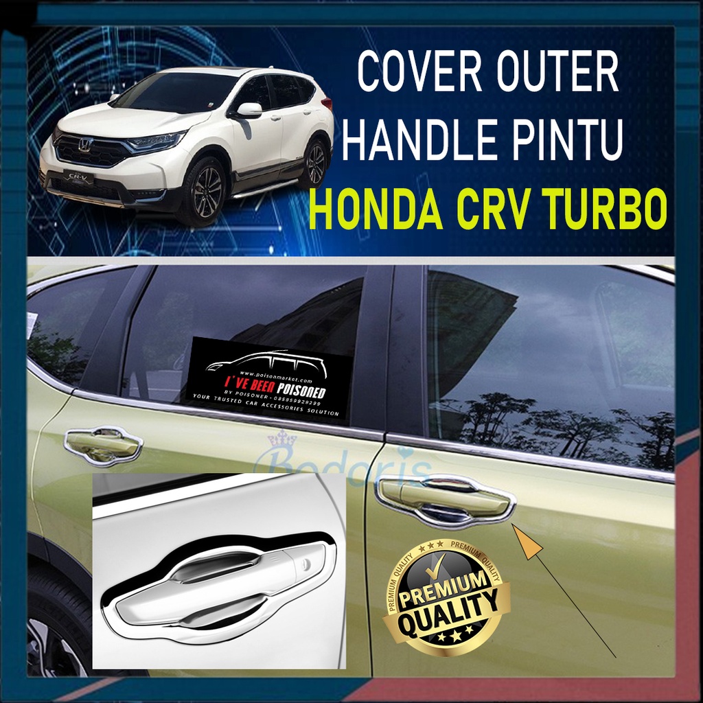 Aksesoris Mobil Honda CRV Turbo Outer Handle Pintu Mobil Chrome - Asesoris Mobil Honda CRV Turbo Out