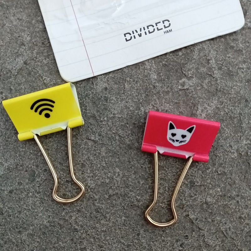 

BINDER CLIPS H&M (2 PCS)