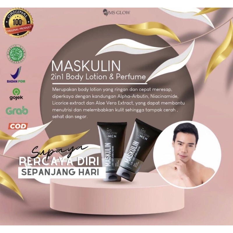 Ms Glow For Men Body Maskulin